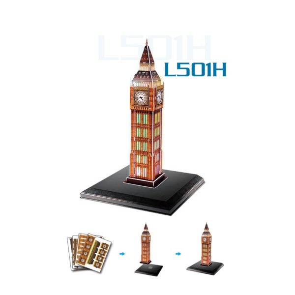 3D LED világító makett - Big Ben