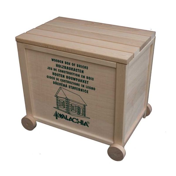 Vario Box fa építőjáték faládában, 450 db-os