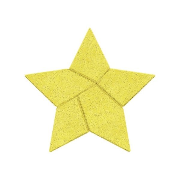 Anker logikai kirakó kőből - Csillag tangram